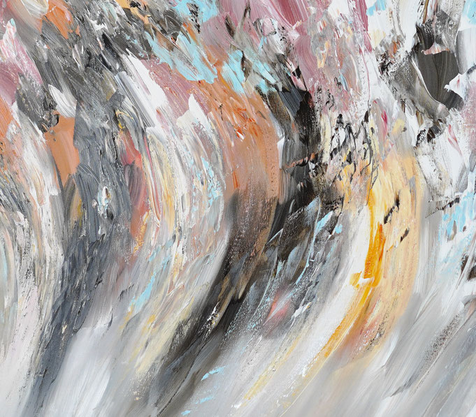Detail of the abstract artwork by artist Peter Nottrott