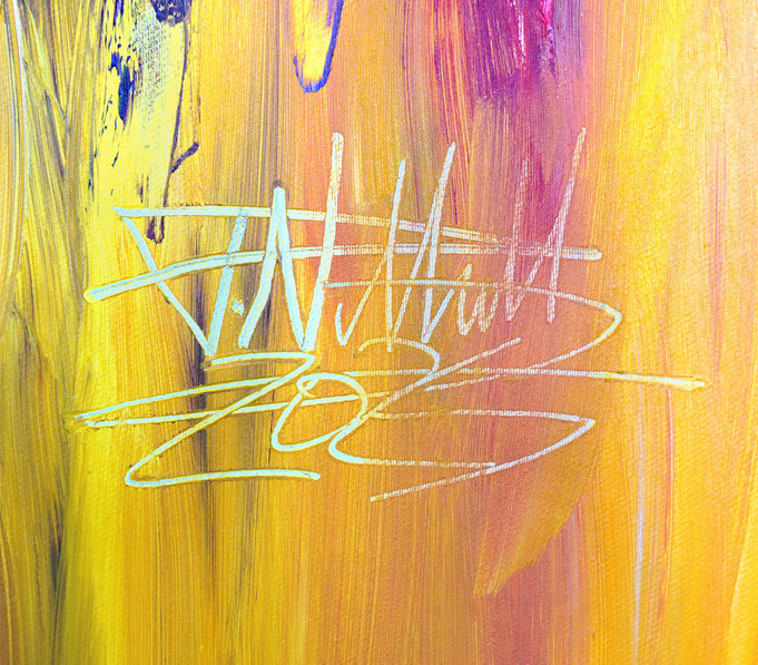 signature of the artist Peter Nottrott and year of creation: 2025