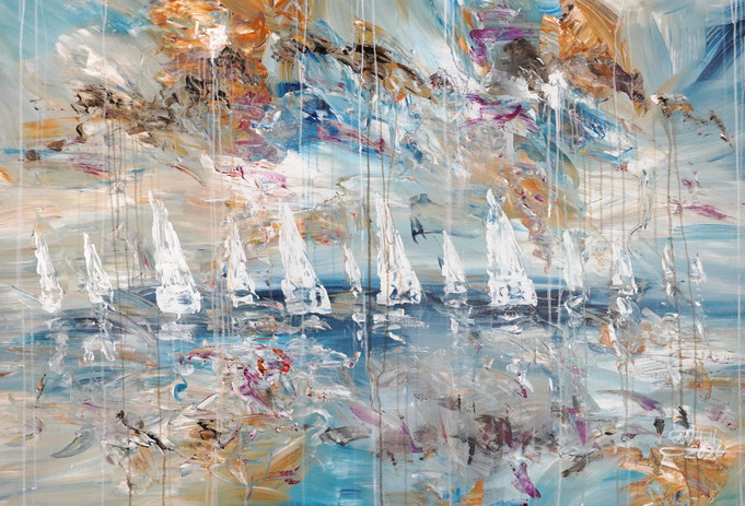 sailing painting