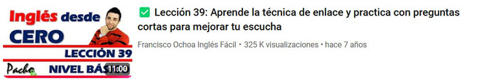 Lección 39: Aprende la técnica de enlace y practica con preguntas cortas para mejorar tu escucha