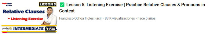 Lesson 5: Listening Exercise | Practice Relative Clauses & Pronouns in Context
