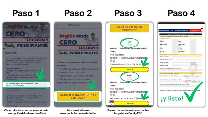 Paso a paso para descarga las guías Pacho8a