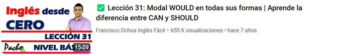 Modal WOULD en todas sus formas | Aprende la diferencia entre CAN y SHOULD