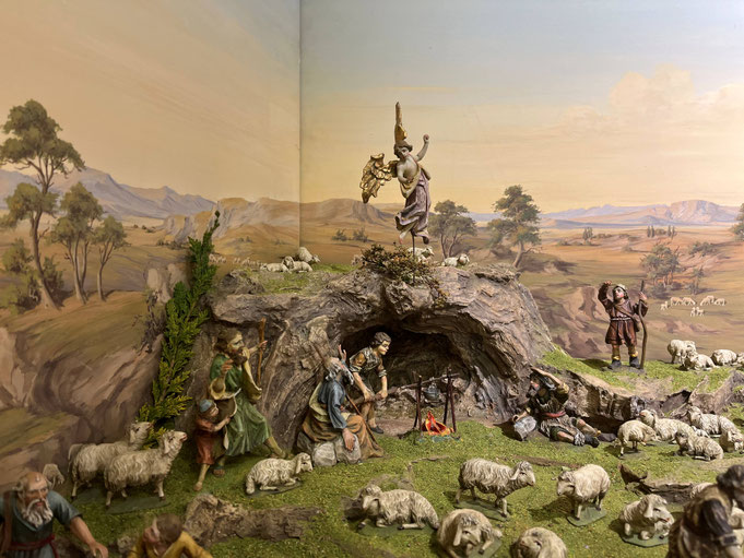 Verkündigung an die Hirten - Foto (c) Verband der Krippenfreunde Österreichs