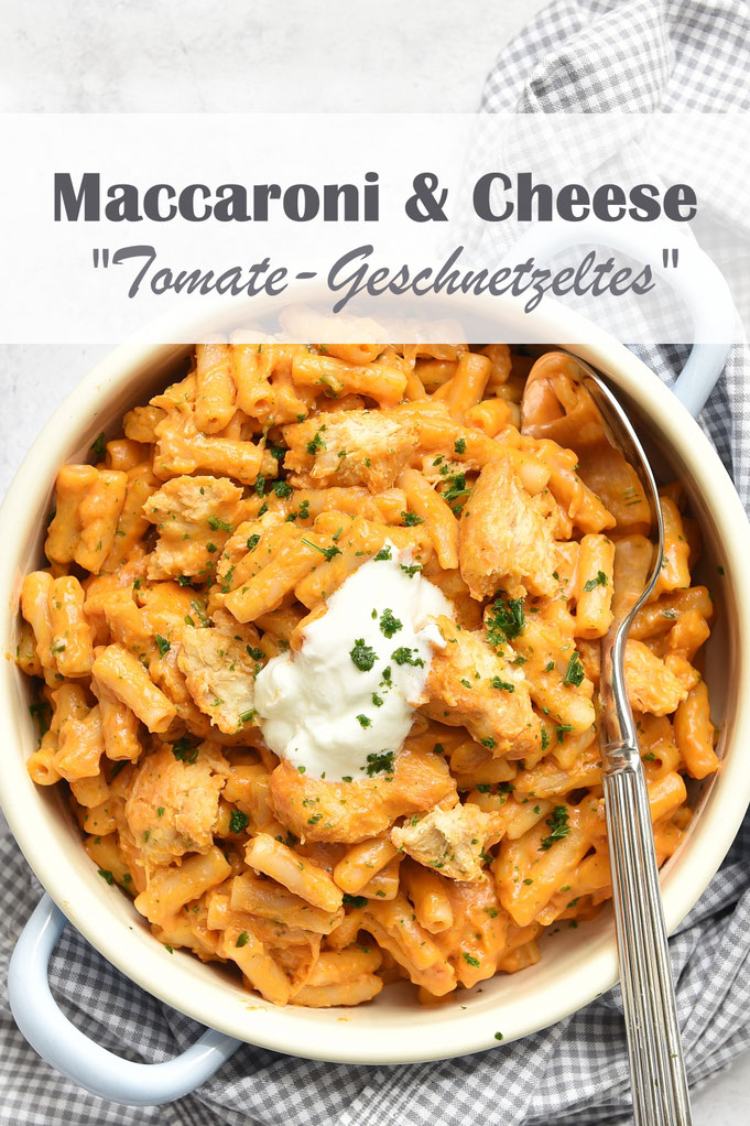 Maccaroni and Cheese Tomate Geschnetzeltes, Thermomix Rezept, Familienküche, einfach und lecker, Mittagessen, Feierabendküche
