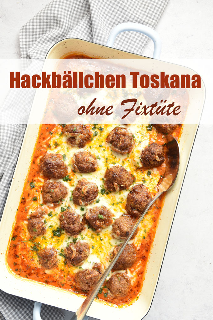 Hackbällchen Toskana ohne Fixtüte mit Thermomix und Airfryer, vegetarisch und vegan machbar, auch gleichzeitig machbar, einfach und lecker, Klassiker, Familienküche