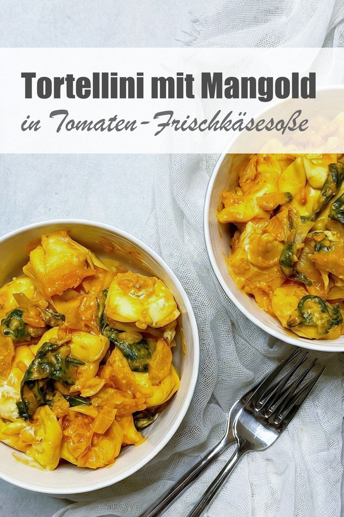 Tortellini mit Mangold als All in One Gericht aus dem Thermomix, oben garen die Tortellini, im Mixtopf gart die Soße mit dem Mangold, vegetarisch, einfach und lecker, Familienküche
