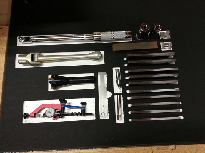 A little bit of organization is a good thing. These drawer organizers where machined on the CNC router.