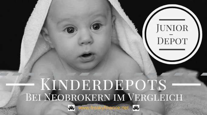 Titelbild, Kinderdepots, Junior-Depots bei Neobrokern Baby auf dem Bauch mit Handtusch über dem Kopf