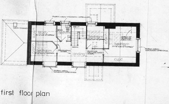 First floor plan of the Forge after the conversion