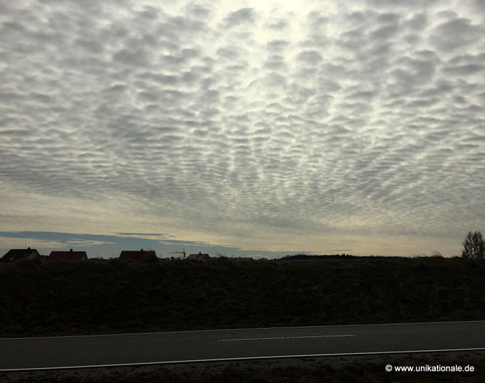 Wolkenformation in der Hallertau