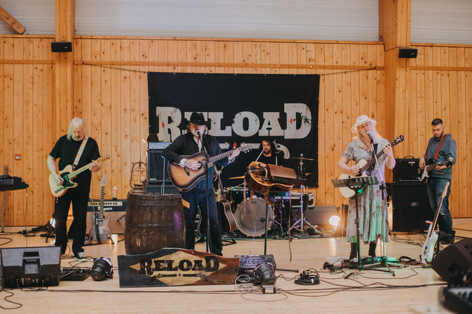 RELOAD in rehearsal in 2020 with the initial line-up. Photo : Frances Sales