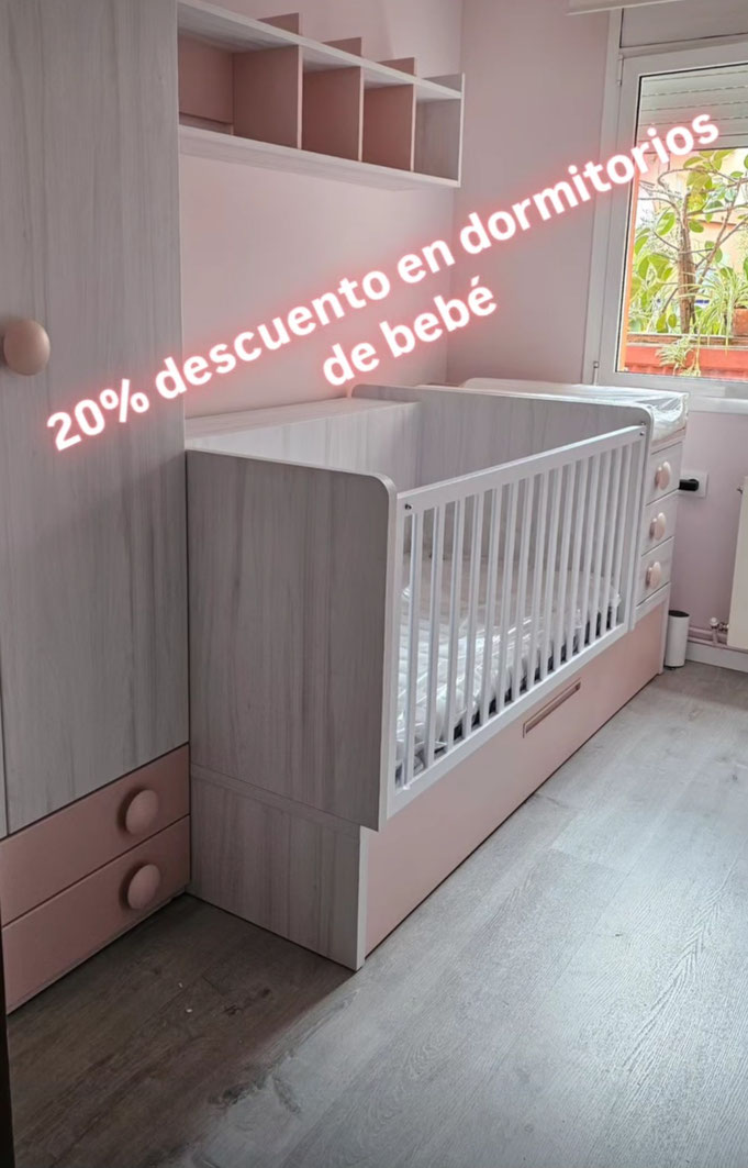 20% DESCUENTO EN CUNAS CONVERTIBLES
