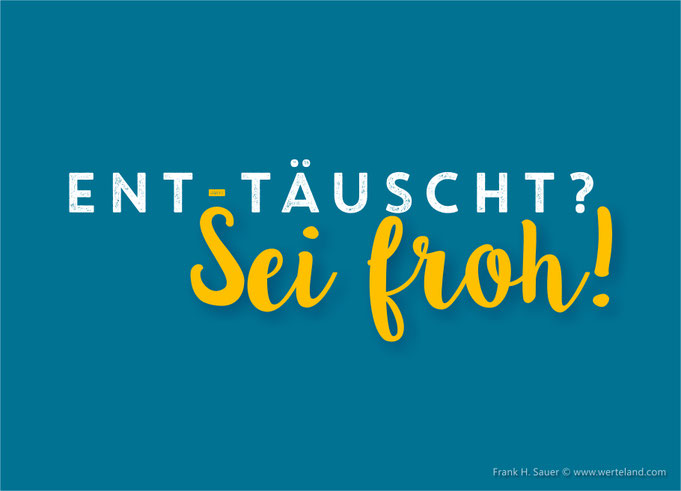 Sei die Veränderung. JETZT!