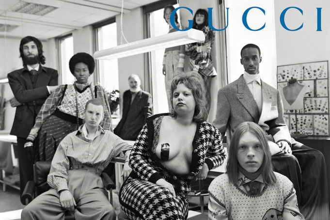 Cassandre pour la campagne automne-hiver 2019 de Gucci par Alessandro Michel. (Photo : Glen Luchford)