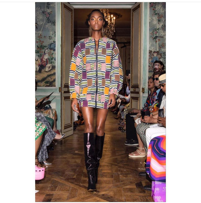 Défilé Imane Ayissi, collection automne-hiver 2019-2020. (Photo : Fabrice Malard)