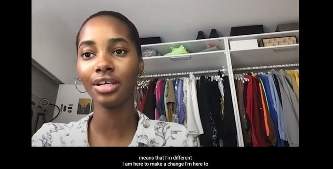 Le modèle Jamaïcain, Tami Williams. Capture d'écran : models.com