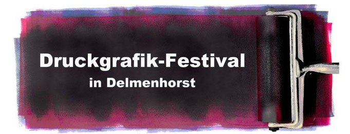 Altes Logo zum Druckgrafik-Festival in Delmenhorst.