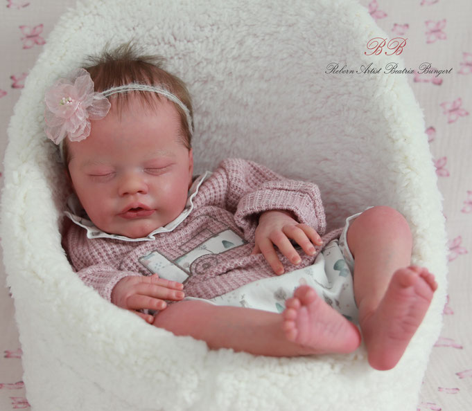 Rebornbaby Primrose asleep