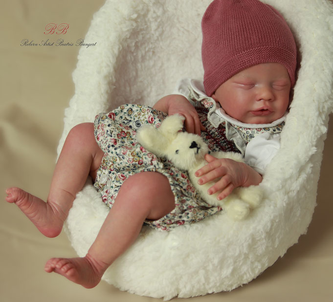 Rebornbaby Primrose asleep