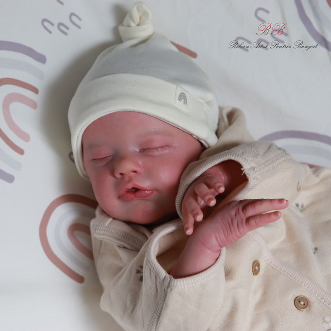 Rebornbaby Primrose asleep