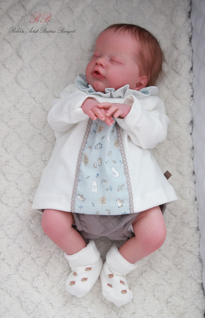 Rebornbaby Primrose asleep