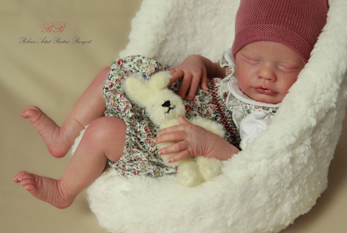 Rebornbaby Primrose asleep