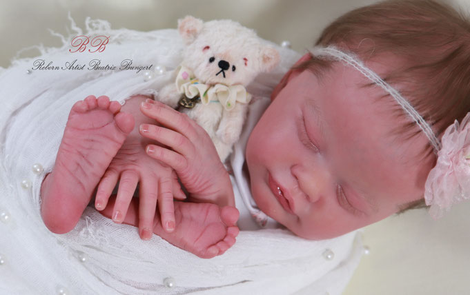 Rebornbaby Primrose asleep