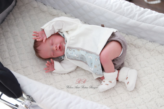 Rebornbaby Primrose asleep