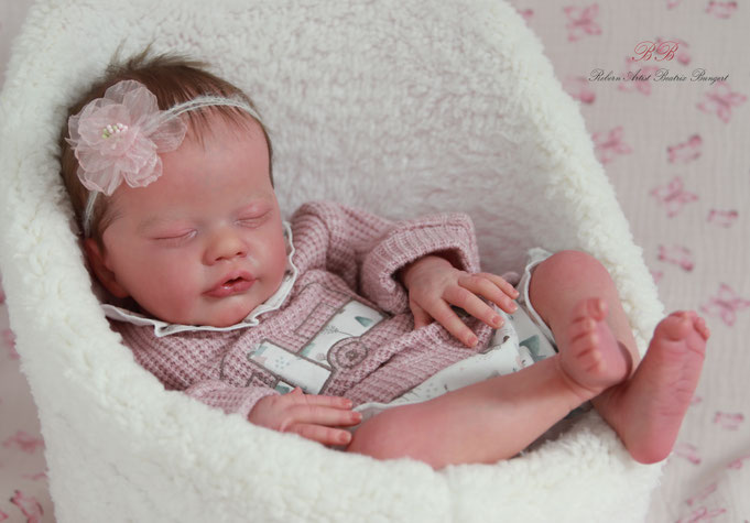 Rebornbaby Primrose asleep