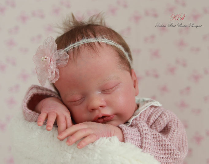 Rebornbaby Primrose asleep