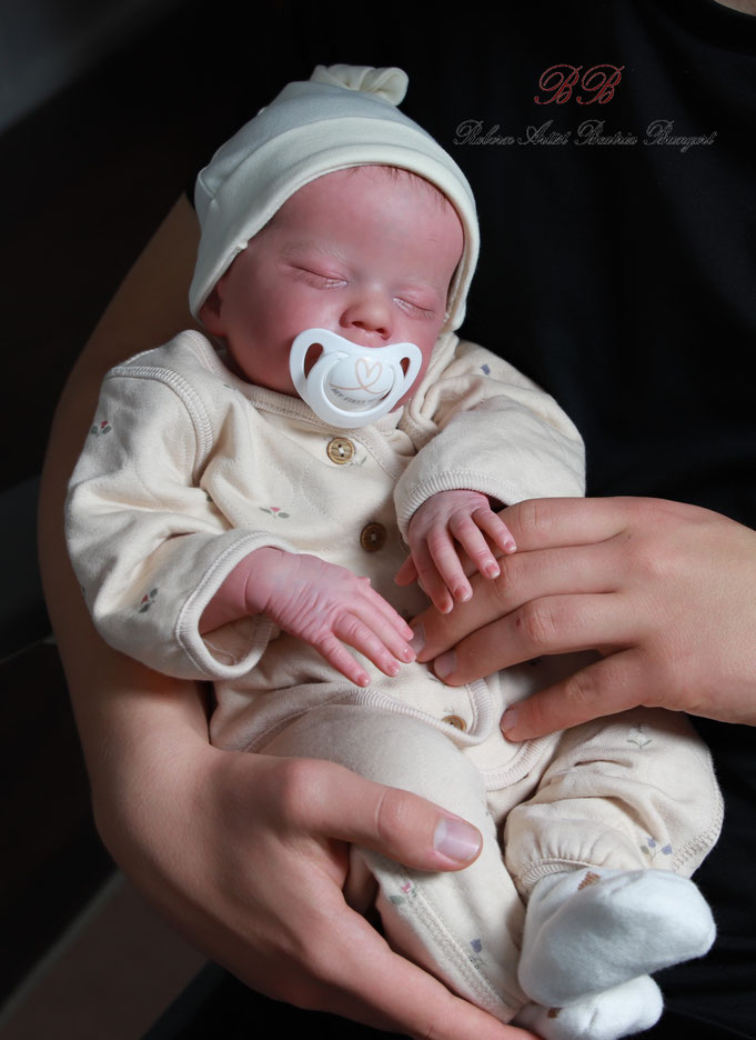 Rebornbaby Primrose asleep