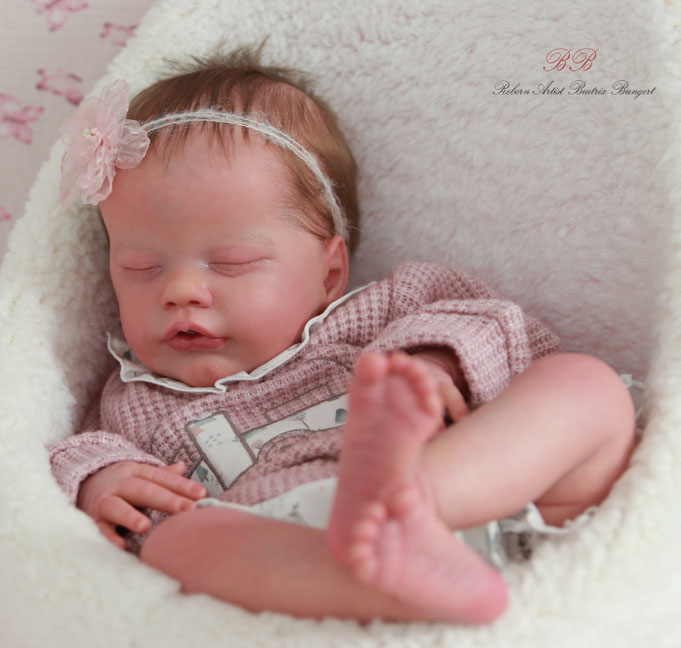 Rebornbaby Primrose asleep