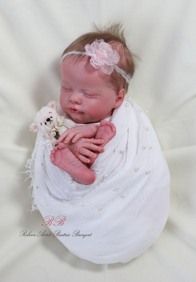 Rebornbaby Primrose asleep