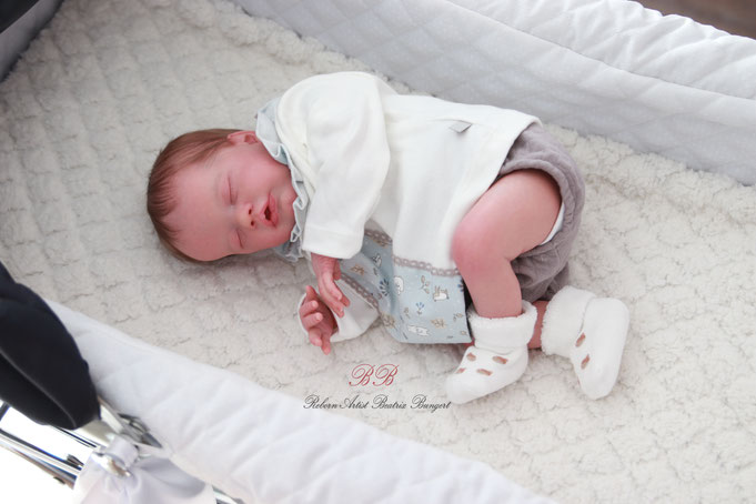 Rebornbaby Primrose asleep