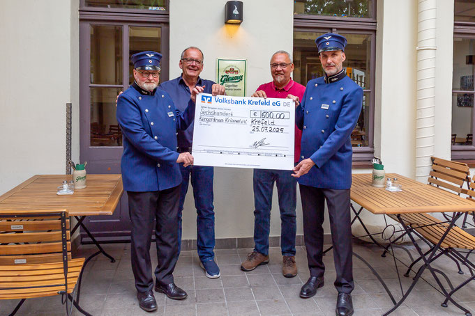 (v.l.n.r.) Michael Jansen, Peter Lengwenings, Siegfried "Siggi" Busch und Christoph Schlesinger