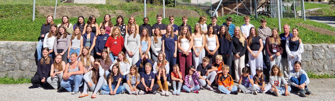 Der Chor im Herbstlager 2025 in Jaun