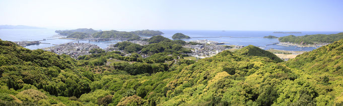 桜木展望所からのパノラマ風景