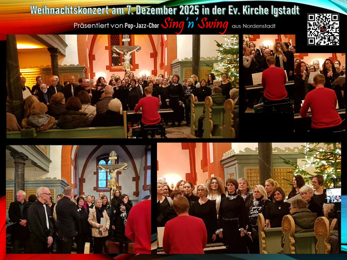 Sing'n'Swing Weihnachtskonzert 7.Dez 25 Ev.Kirche Igstadt