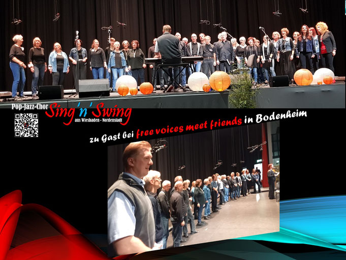 Sing'n'Swing zu Gast bei 'free voices meets friends' in Bodenheim