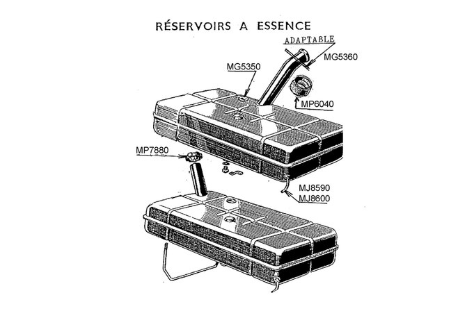 Réservoir à essence