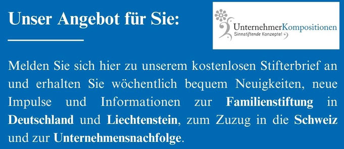 Rechtsanwalt und Steuerberater Thorsten Klinkner berät Sie bei der Gründung Ihrer unternehmensverbundenen Familienstiftung.