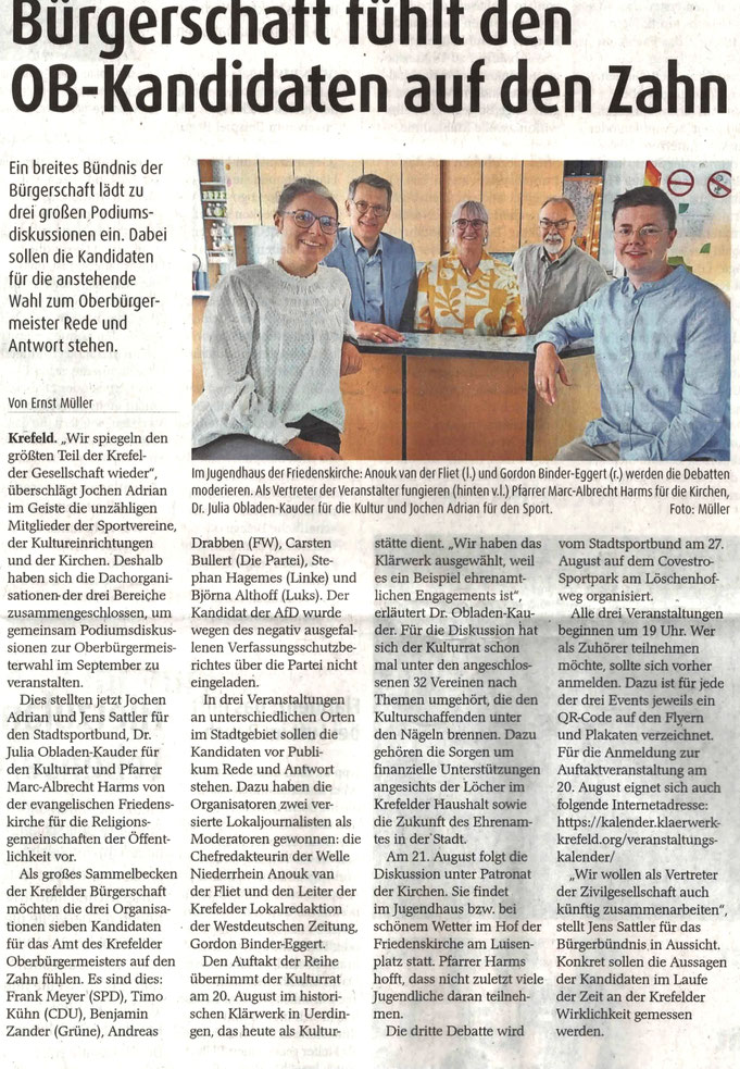 Extra Tipp Krefeld, 13.07.2025