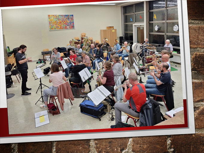 Orchesterproben der Ländchesmusikanten Hofheim-Wallau