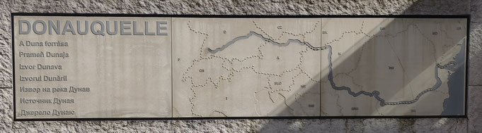Donauquelle - Der Weg der Donau