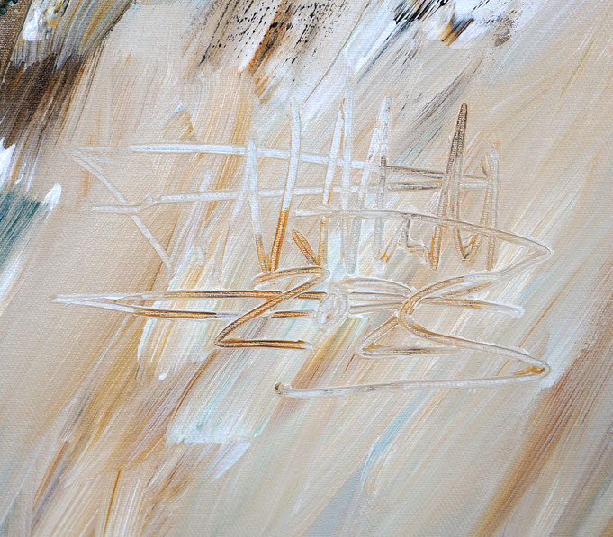 Signatur des Kunstmalers Peter Nottrott