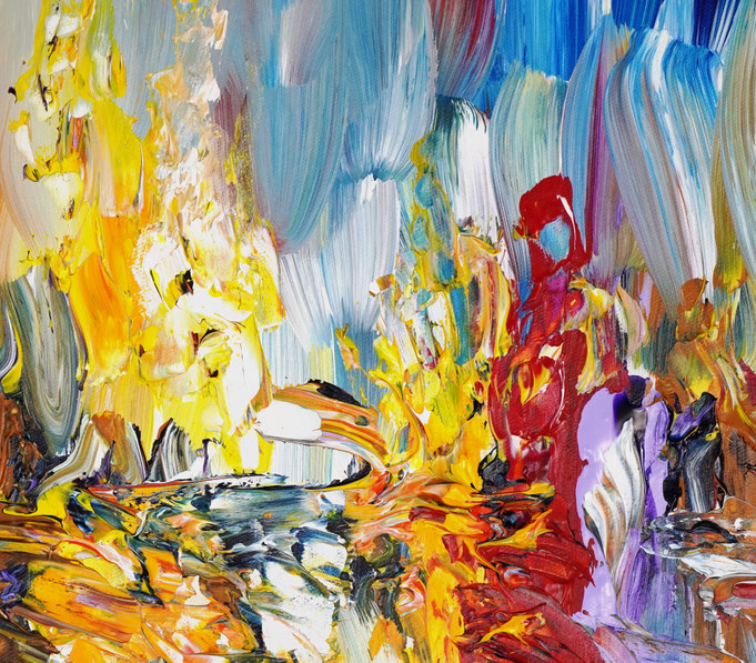 Detailfoto des Gemäldes Seaside Rendezvous M 7 vom Kunstmaler Peter Nottrott