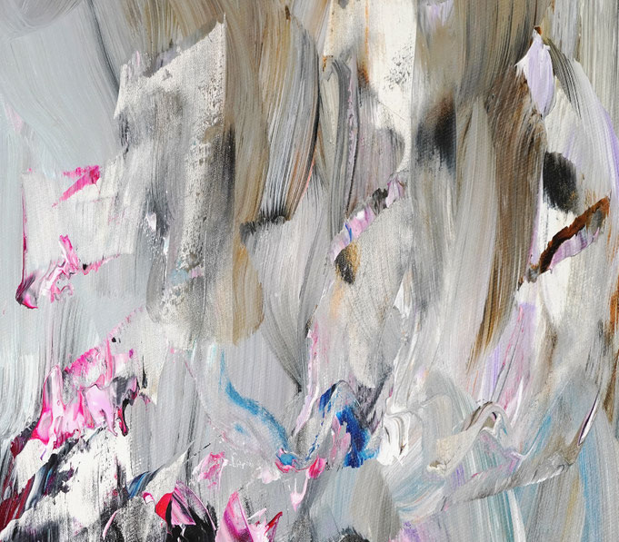 Detail des abstrakten, emotionalen Unikats
