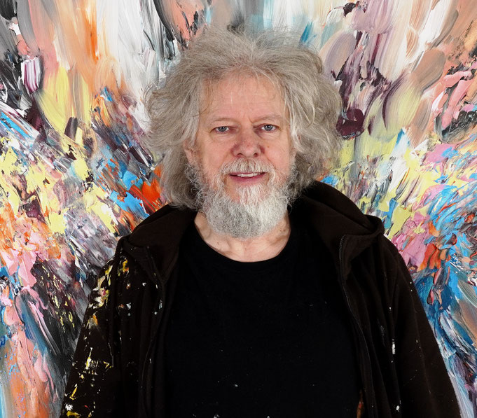 ... gerade fertig gemalt: Peter Nottrott mit Magical Dreaming M 1