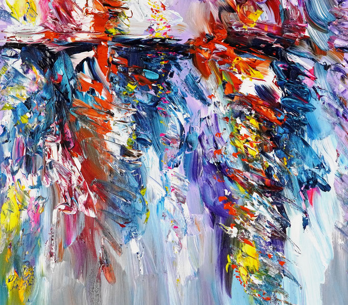 Detailfoto des Gemäldes Seaside Rendezvous M 7 vom Kunstmaler Peter Nottrott
